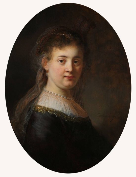Rembrandt van Rijn, Portret Saski, malarstwo niderlandzkie, malarstwo holenderskie, Niezła Sztuka