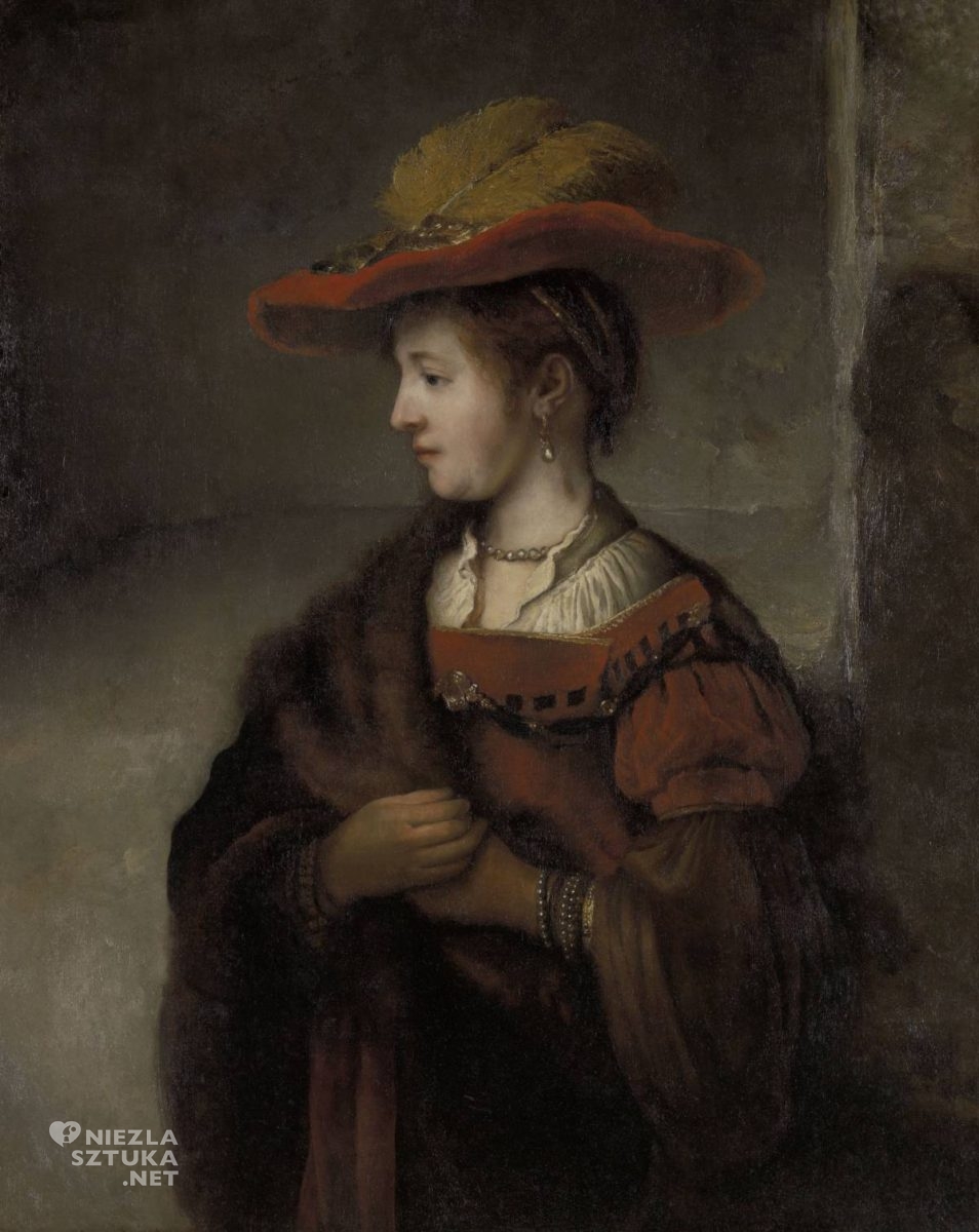 Portret Saskii Uylenburgh, żony Rembrandta, uczeń, Niezła sztuka