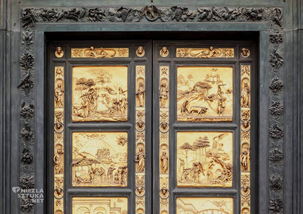 Ghiberti, Baptysterium, drzwi, Florencja, niezła sztuka