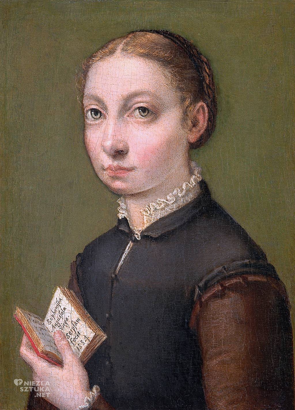 Sofonisba Anguissola, portret, malarstwo, kobieta, artystka, Niezła sztuka