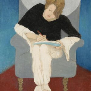 Gabriele Münter, Pisząca dama w fotelu, kobiety w sztuce, sztuka niemiecka, Niezła Sztuka