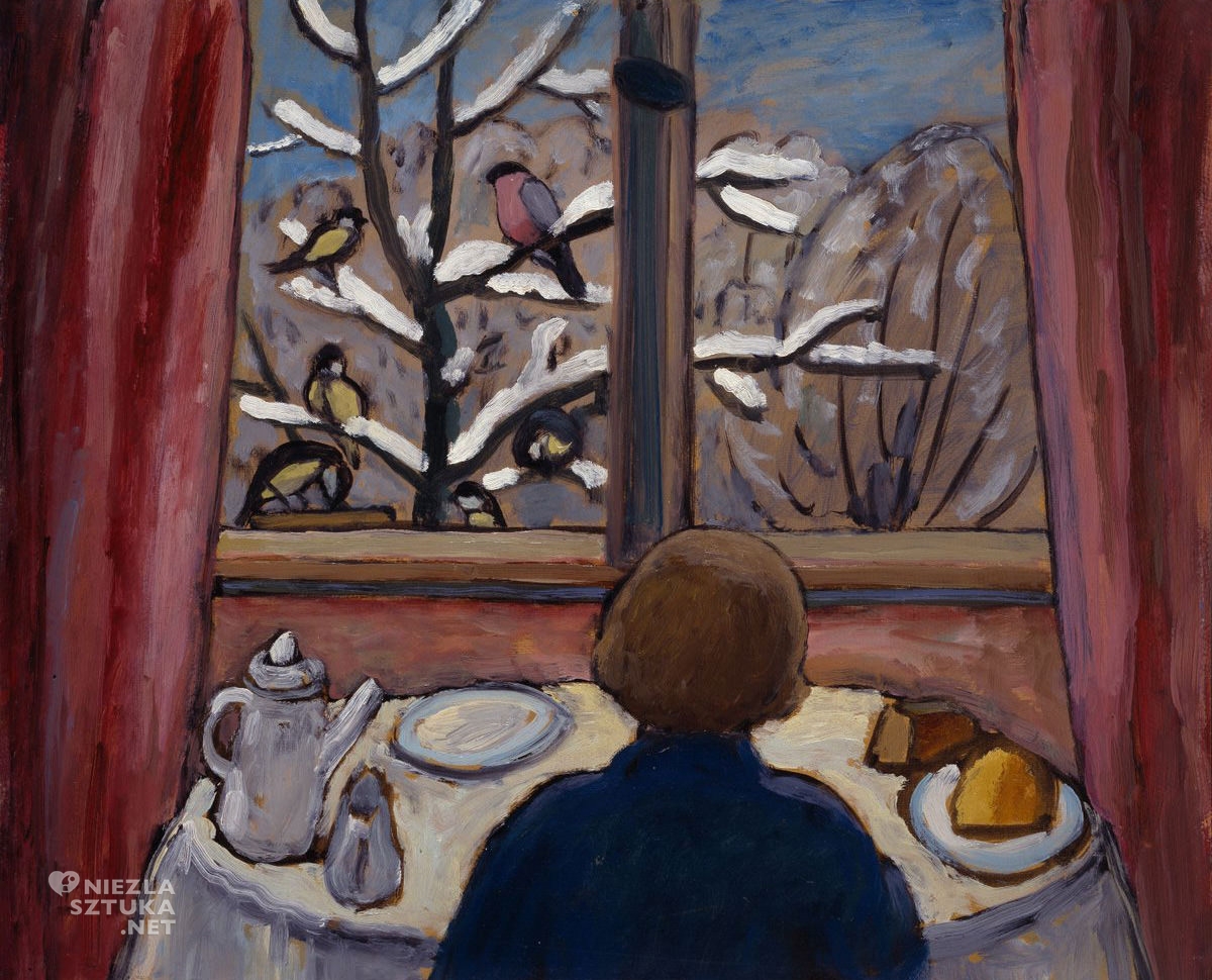 Gabriele Münter, Śniadanie ptaków, kobiety w sztuce, sztuka niemiecka, Niezła Sztuka