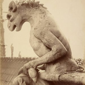 Gargulec, gargulce, katedra Notre-Dame w Paryżu, gotyk, niezła sztuka