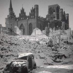 Jan Bułhak, Gdańsk, ruiny kościoła, Niezła Sztuka