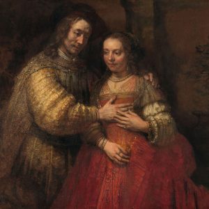 Rembrandt, Żydowska narzeczona, sztuka niderlandzka, malarstwo niderlandzkie, Niezła Sztuka