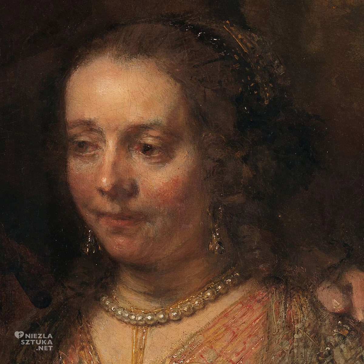 Rembrandt, Żydowska narzeczona, sztuka niderlandzka, malarstwo niderlandzkie, Niezła Sztuka