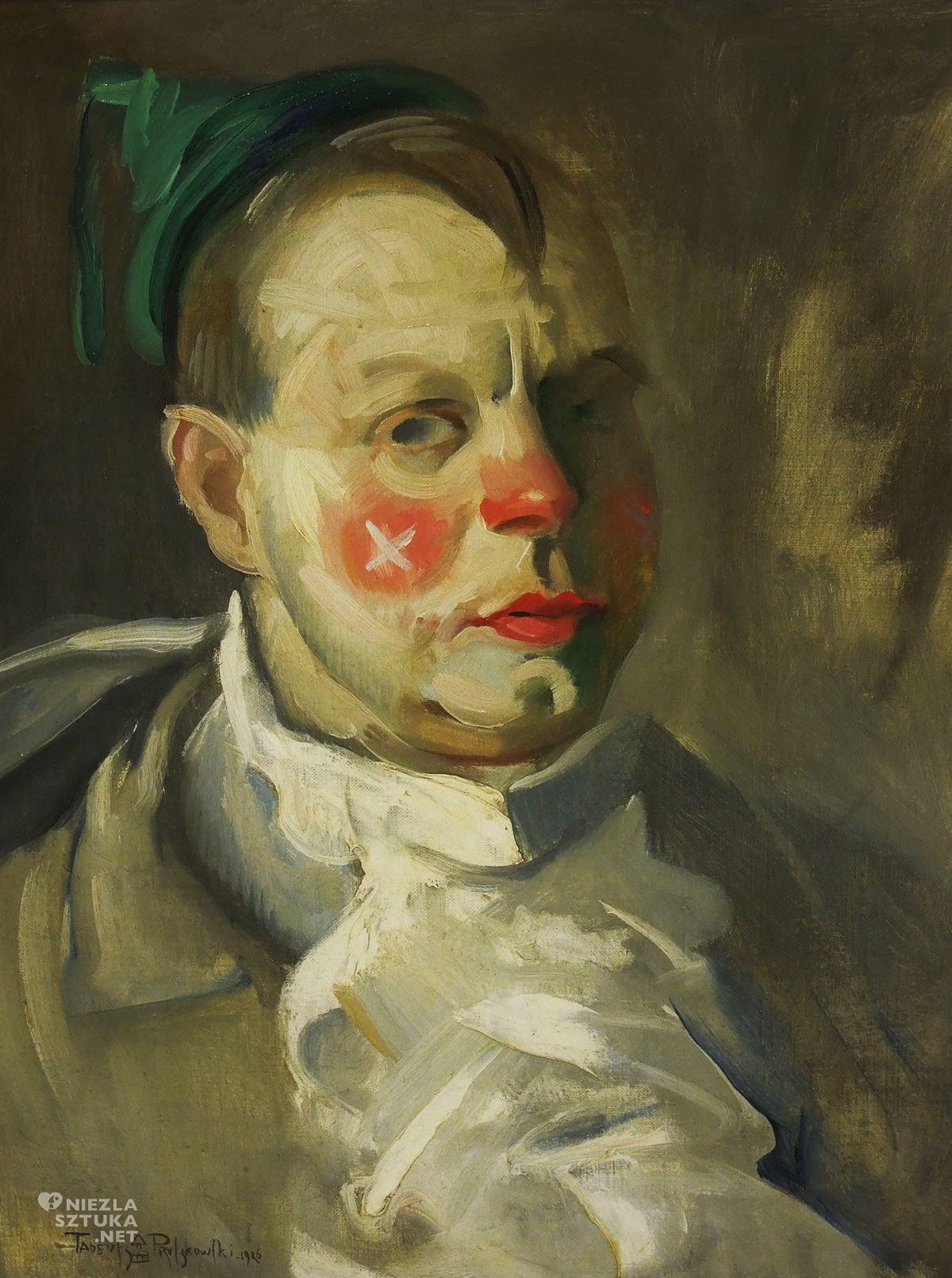 Tadeusz Pruszkowski, Autoportret, sztuka polska, Niezła Sztuka