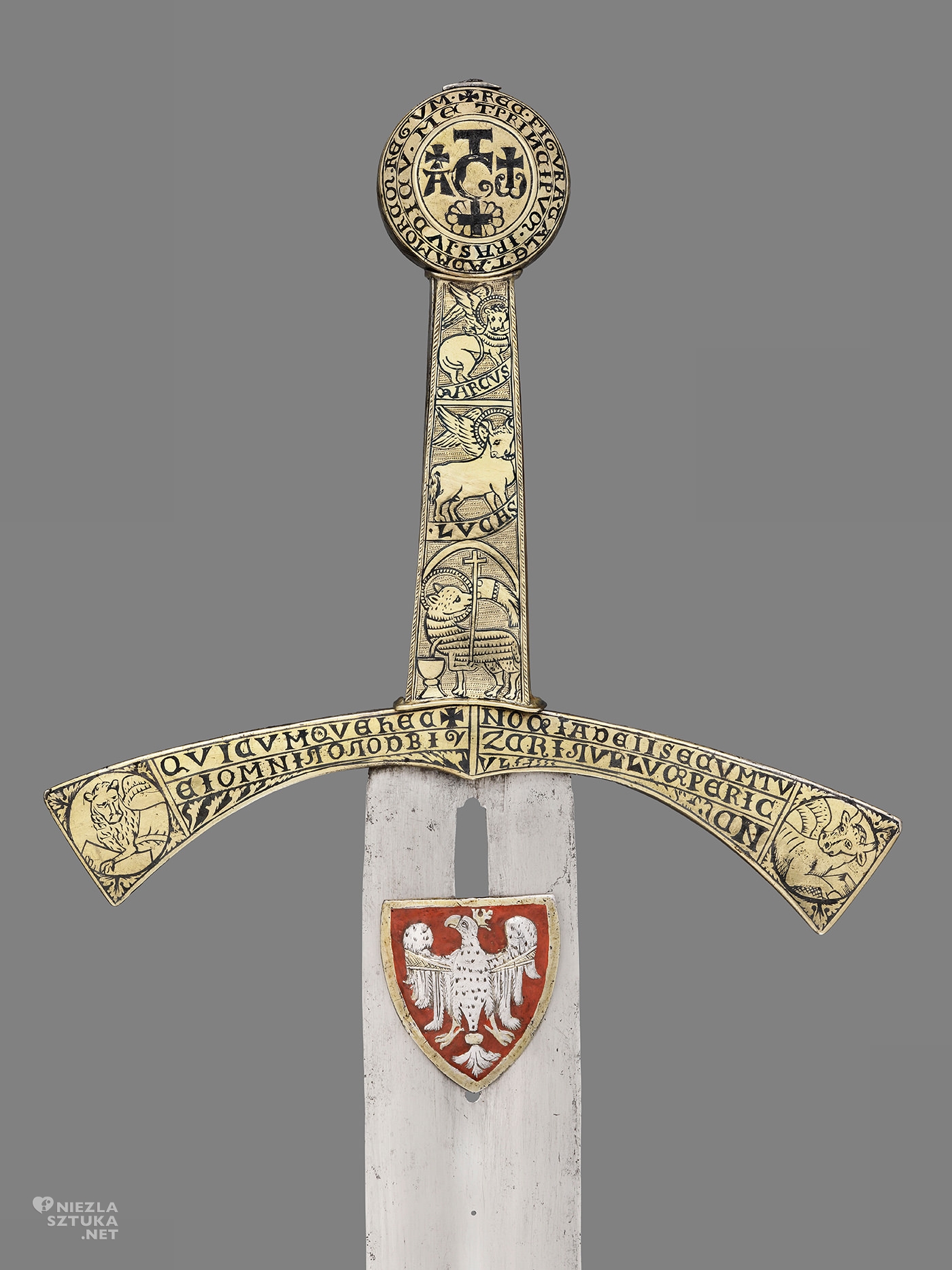 Szczerbiec, Polskie insygnia koronacyjne, regalia, Skarbiec Koronny, Wawel, niezła sztuka