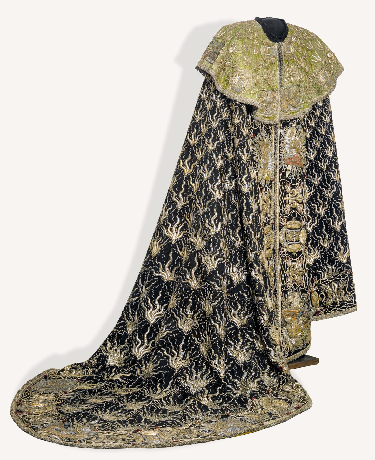 Płaszcz kawalera Orderu Świętego Ducha, Jan III Sobieski, Skarbiec Koronny, Wawel, Zamek Królewski na Wawelu, niezła sztuka