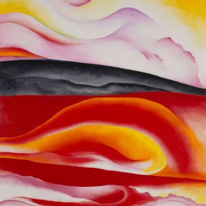 Georgia O'Keeffe, Red Yellow and Black Streak, amerykańska artystka, amerykańska sztuka, kobiety w sztuce, malarka, Niezła Sztuka