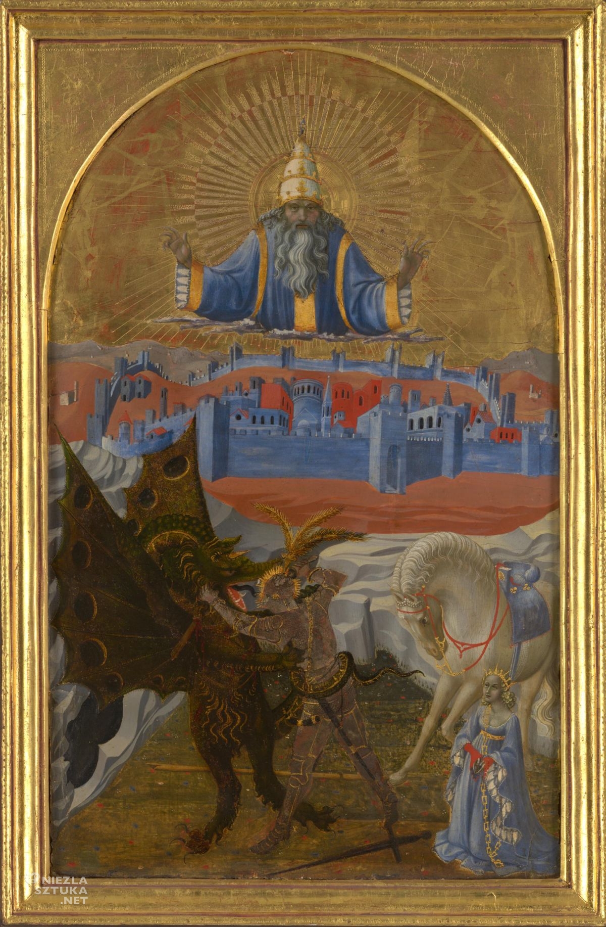 Paolo Uccello, Święty Jerzy zabijający smoka, smok w sztuce, niezła sztuka