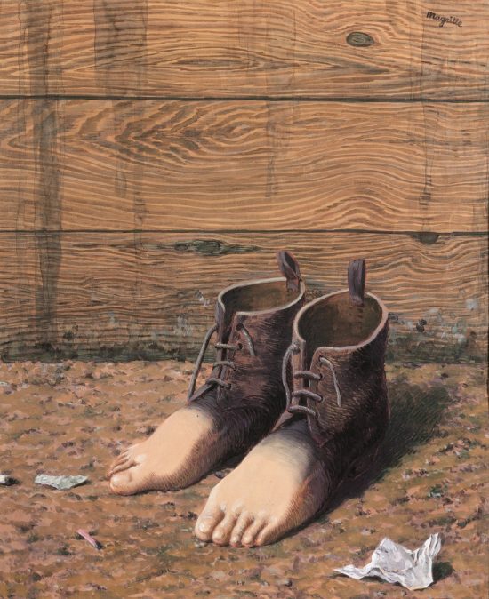 René Magritte, Le modèle rouge, surrealizm, Niezła Sztuka