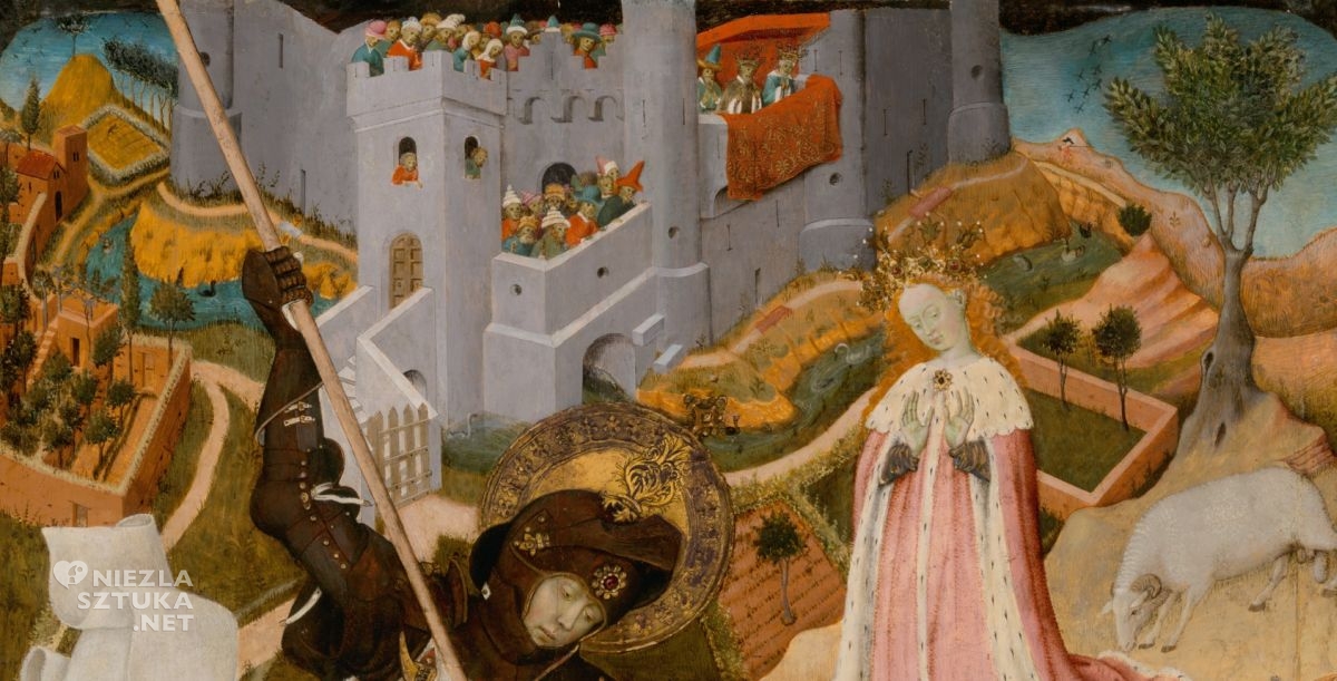 Bernat Martorell, Święty Jerzy i smok, walka ze smokiem, smok w sztuce, malarstwo, niezła sztuka