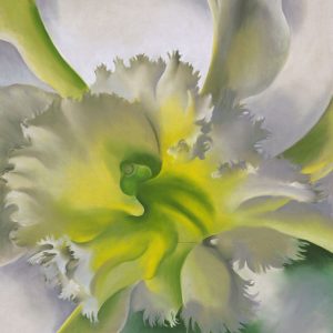 Georgia O'Keeffe, An Orchid, orchidea, kwiaty w sztuce, amerykańska artystka, amerykańska sztuka, kobiety w sztuce, malarka, Niezła sztuka
