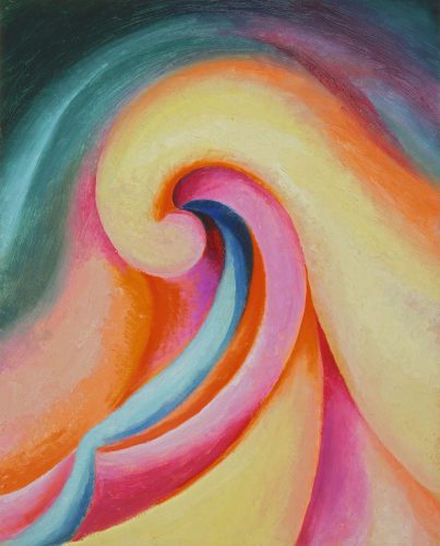 Georgia O'Keeffe, Series I – No. 3, amerykańska artystka, kwiaty w sztuce, sztuka amerykańska, Niezła Sztuka