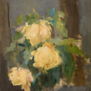 Olga Boznańska, Żółte róże, sztuka polska, malarstwo, Niezła Sztuka