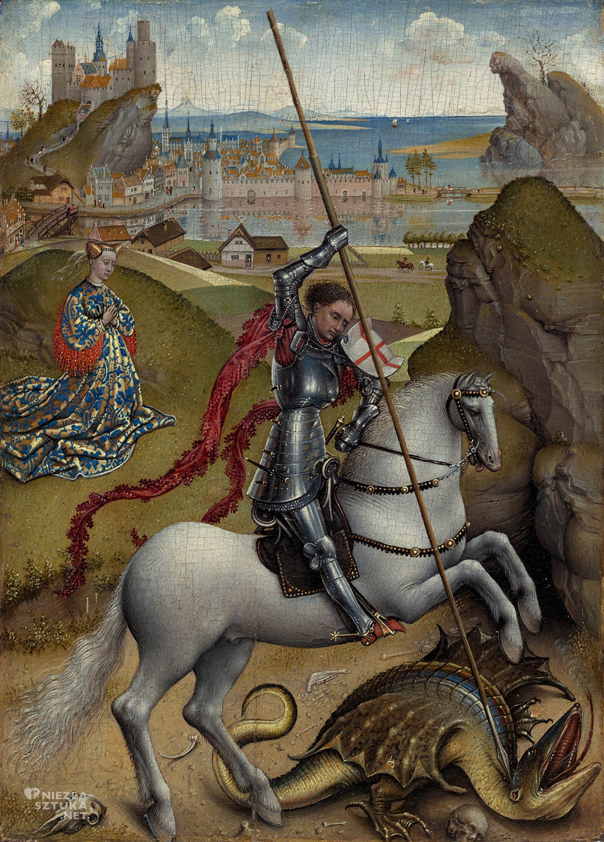Rogier van der Weyden, święty Jerzy i smok, Niezła Sztuka