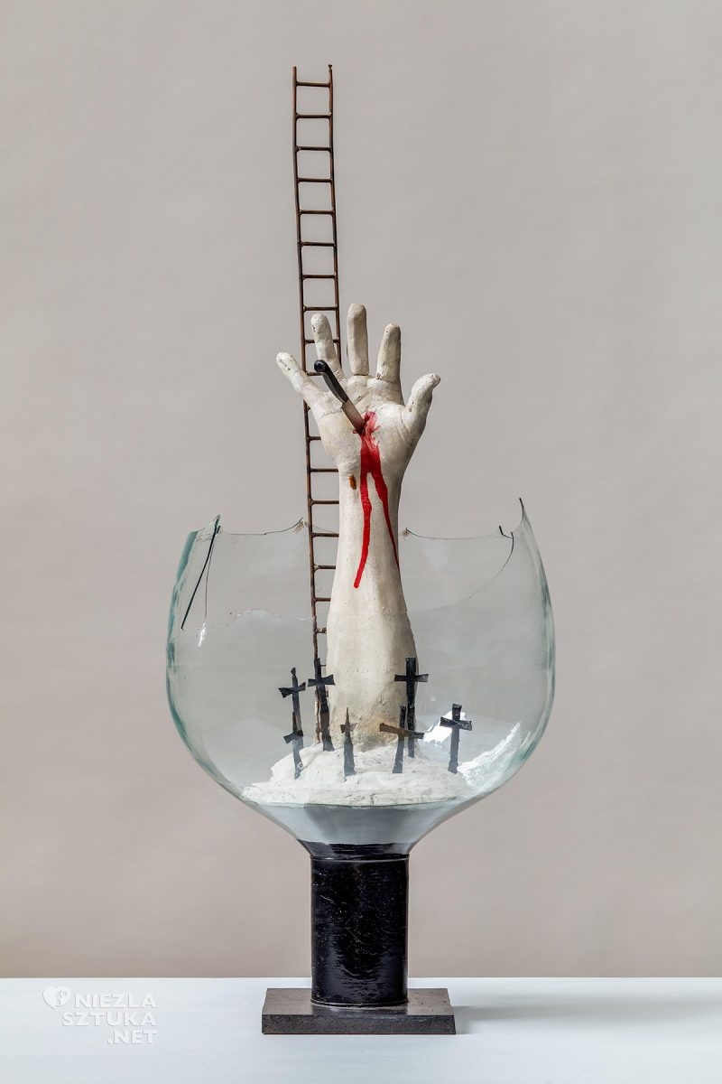 Władysław Hasior, Golgota, sztuka współczesna, sztuka polska, Niezła Sztuka