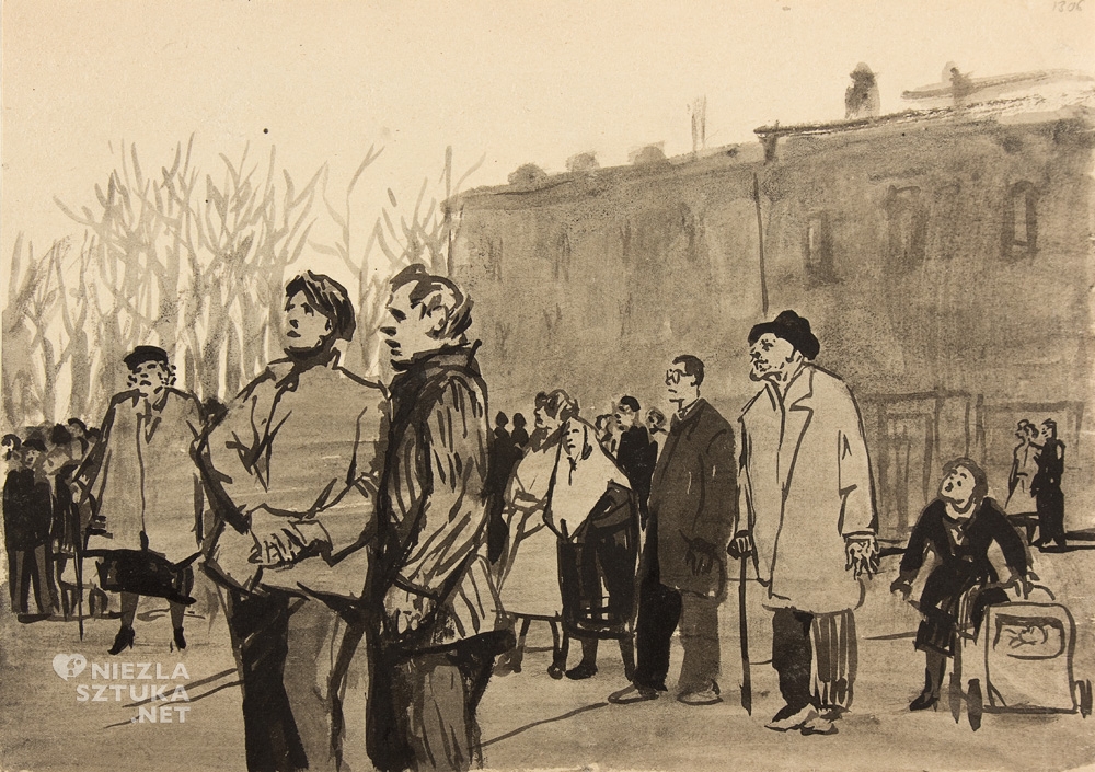 Andrzej Wróblewski, żałobna wieść, socrealizm, sztuka polska, Niezła Sztuka