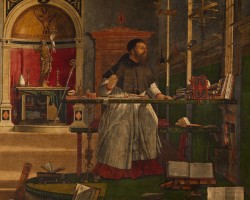 Vittore Carpaccio, Święty Augustyn, szkoła wenecka, malarstwo włoskie, niezła sztuka