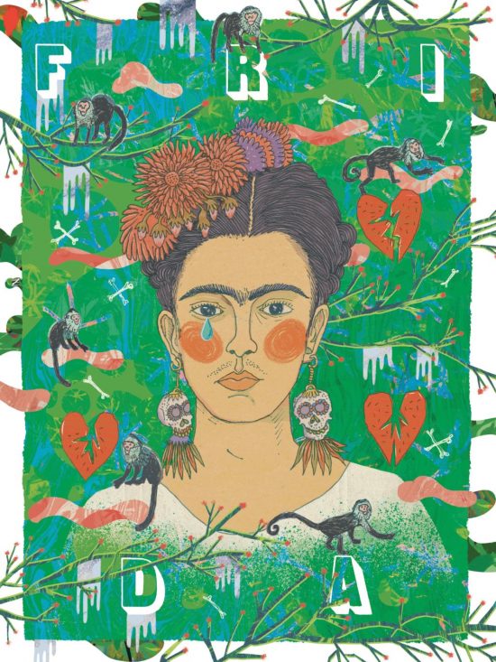 Do 12 razy sztuka, Frida Kahlo, ilustracja, Niezła Sztuka
