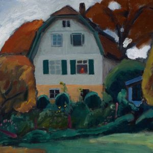 Gabriele Münter, Jesienny krajobraz, ekspresjonizm, Niezła Sztuka