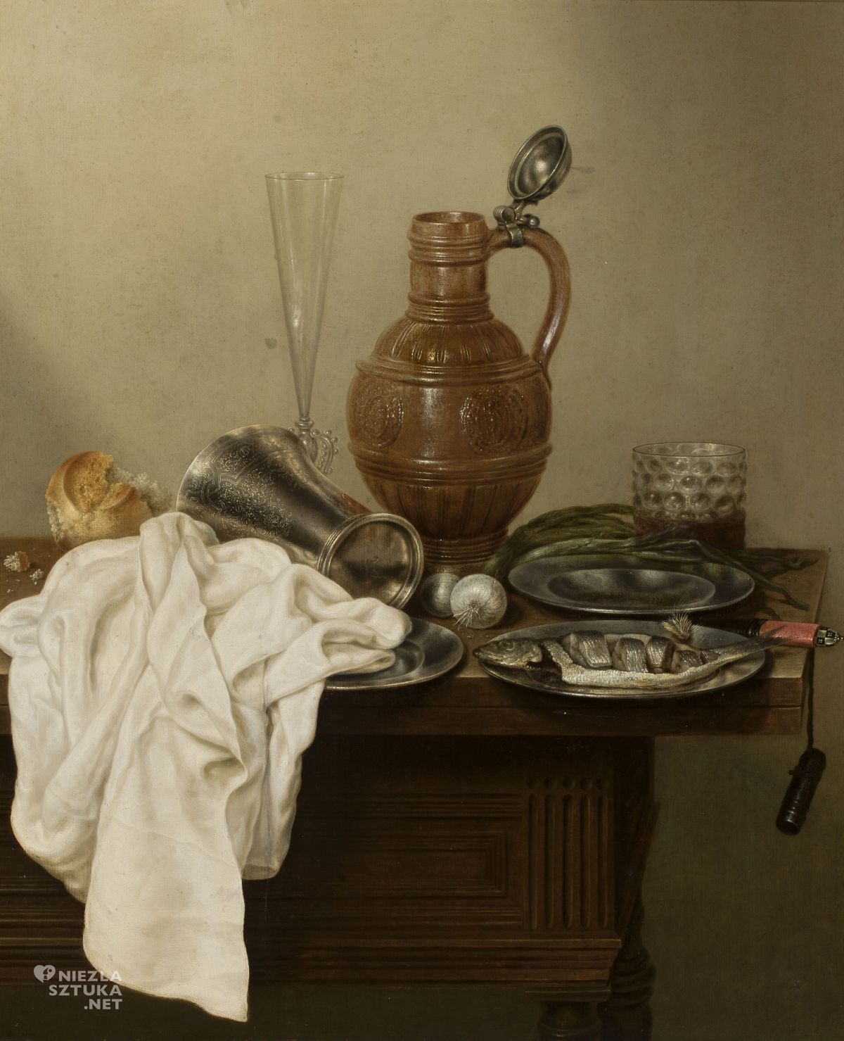 Gerret Willemsz. Heda, Martwa natura ze śledziem, niezła sztuka