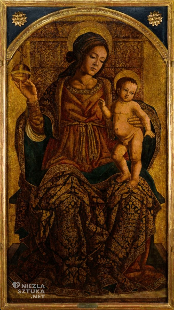 Cristoforo Scacco, Madonna z Dzieciątkiem, Kolekcja Lanckorońskich, Zamek Królewski na Wawelu, Niezła Sztuka