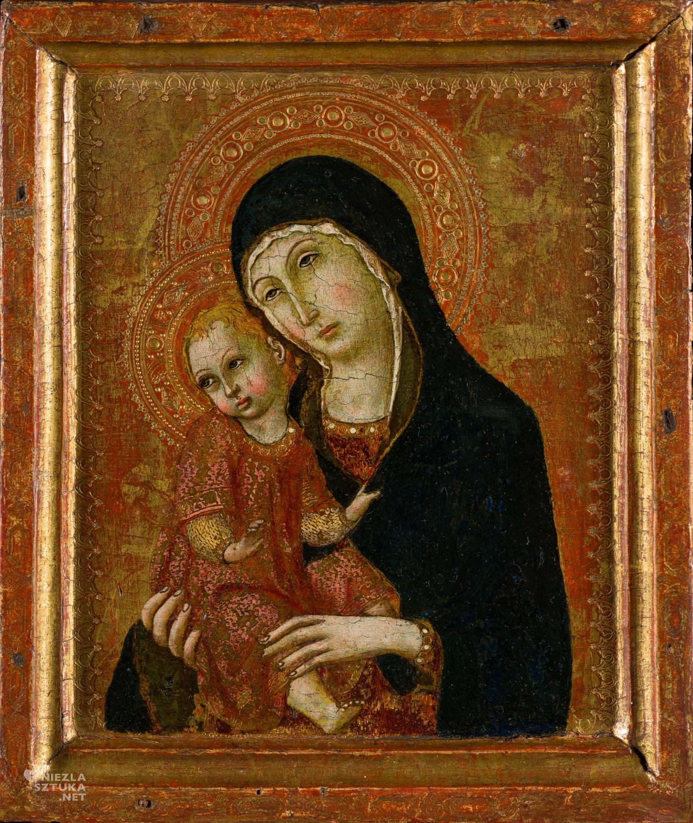 Sano di Pietro, Madonna z Dzieciątkiem, Kolekcja Lanckorońskich, Zamek Królewski na Wawelu, Niezła Sztuka