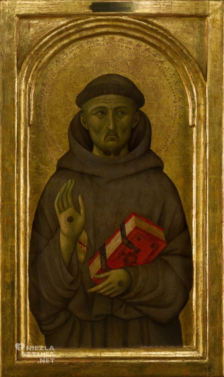 Mistrz z Citta di Castello, Święty Franciszek z Asyżu, Kolekcja Lanckorońskich, Zamek Królewski na Wawelu, Niezła Sztuka