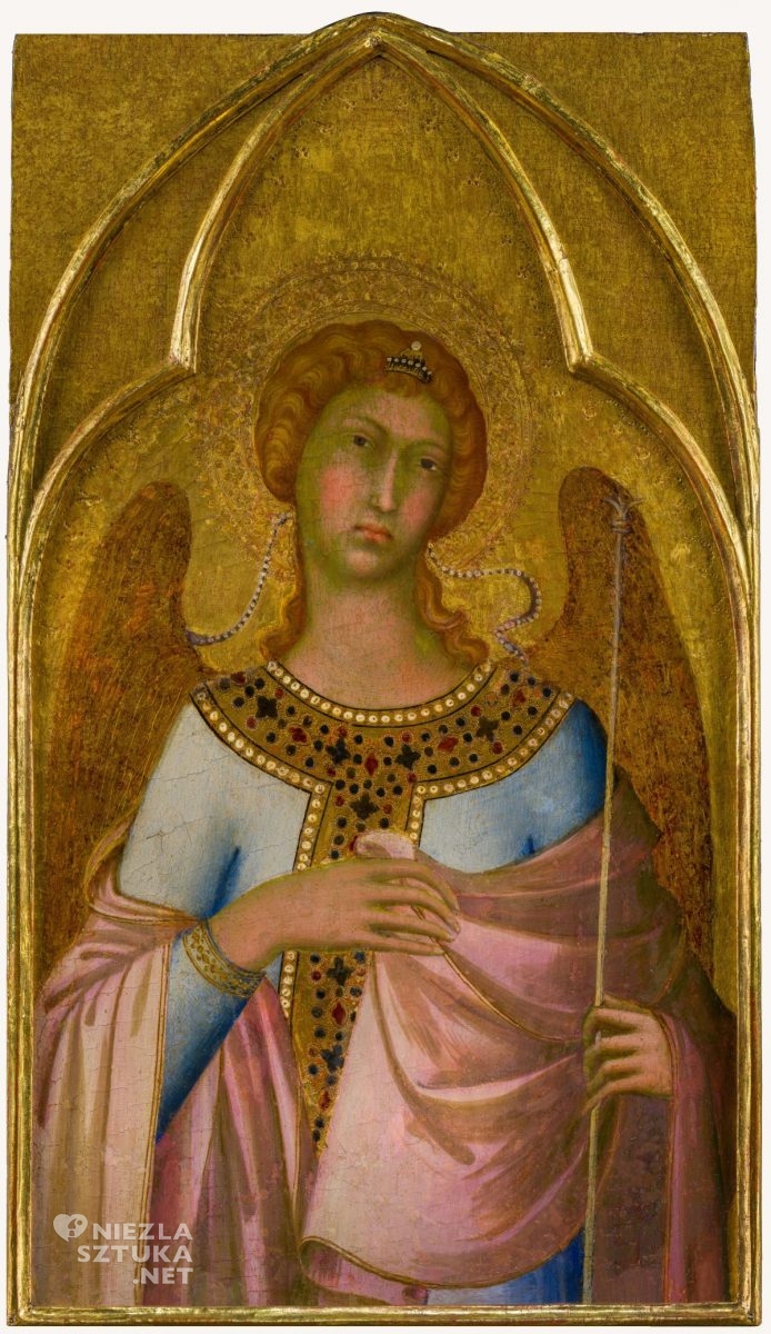Simone Martini, Anioł, Kolekcja Lanckorońskich, Zamek Królewski na Wawelu, Niezła Sztuka