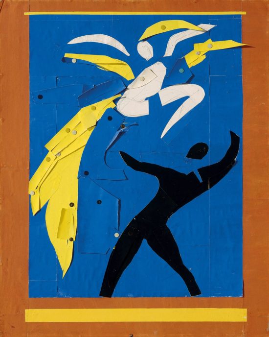 Henri Matisse, Two Dancers, Deux danseurs, dwóch tancerzy, kolaż, niezła sztuka