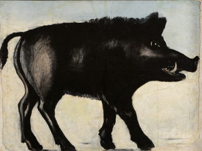 Niko Pirosmani, boar, malarstwo, sztuka gruzińska, Niezła Sztuka