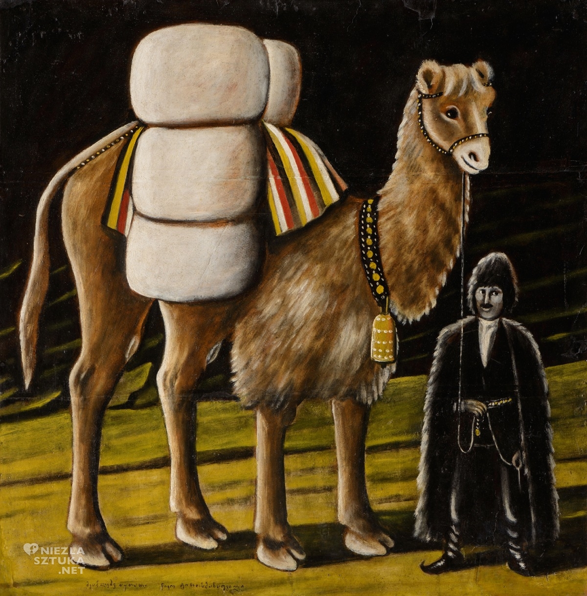 Niko Pirosmani, tatar camel driver, malarstwo, sztuka gruzińska, Niezła Sztuka