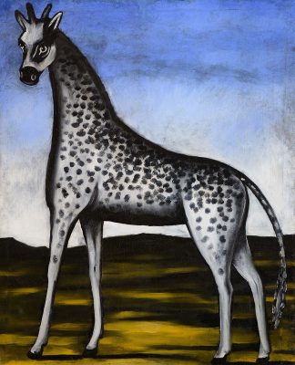 Niko Pirosmani, Giraffe, malarstwo, sztuka gruzińska, Niezła Sztuka