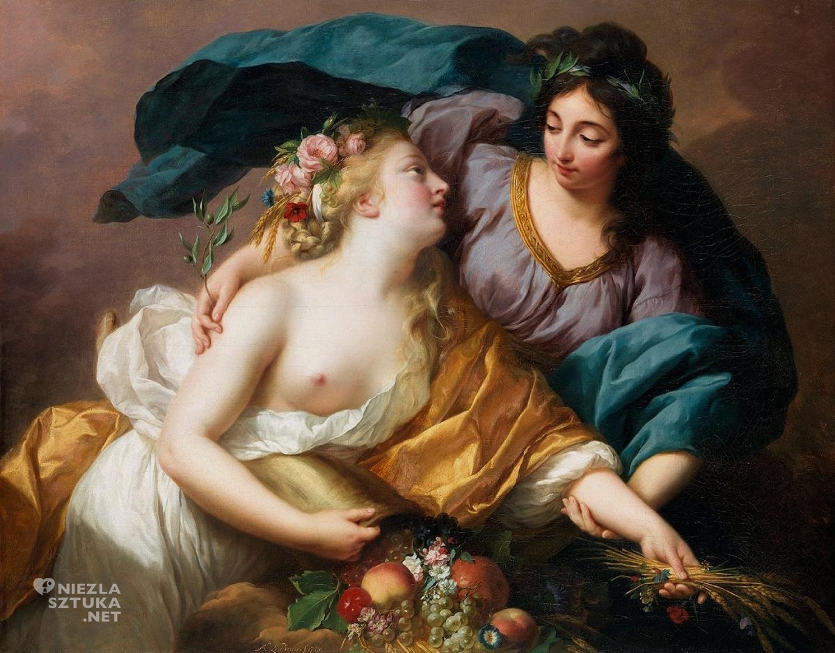 Élisabeth Vigée Le Brun, Pokój przynoszący obfitość, sztuka francuska, Niezła Sztuka