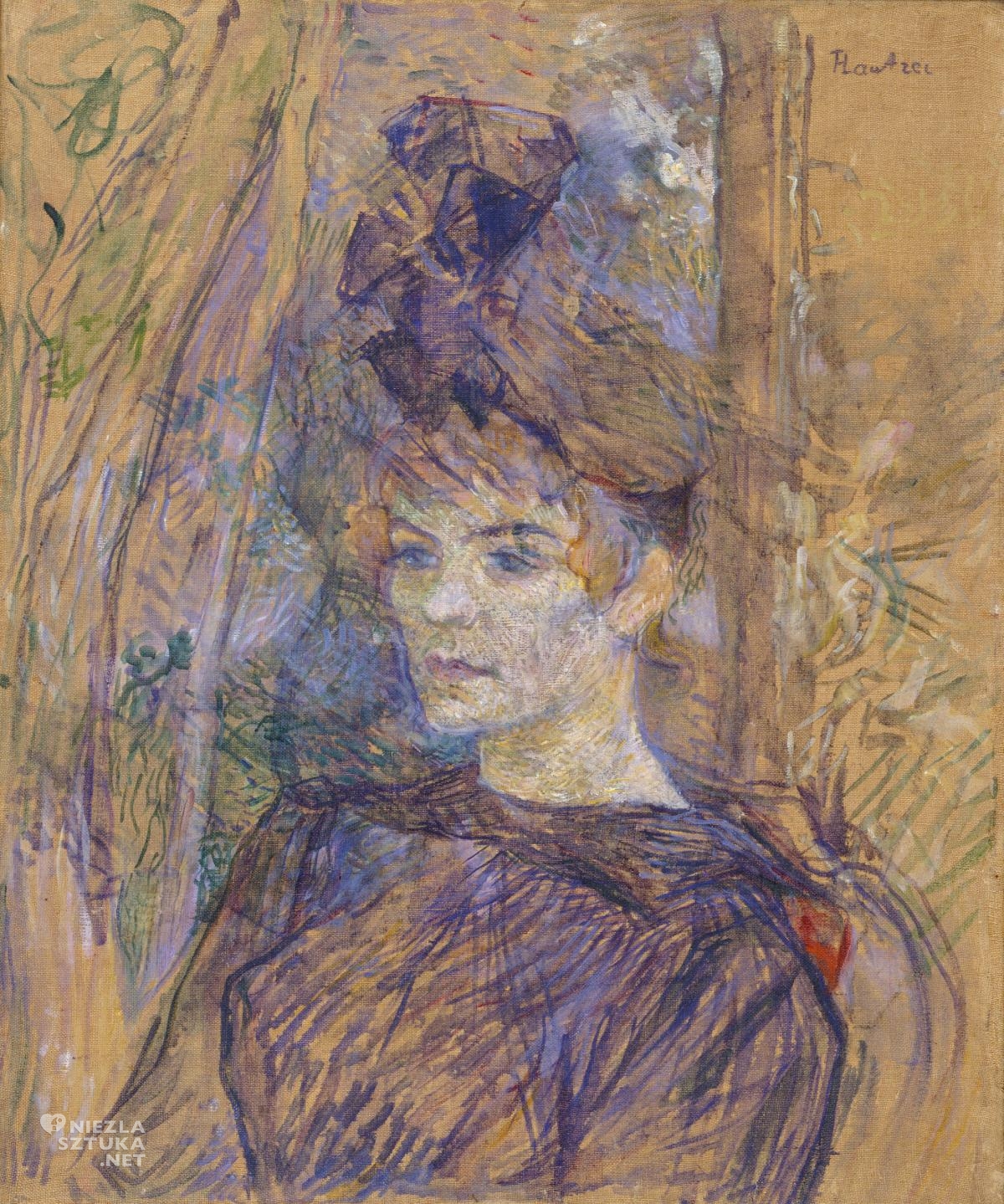 Henri de Toulouse-Lautrec, Suzanne Valadon, portret, kobieta, niezła sztuka