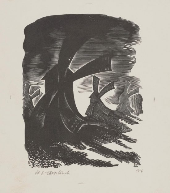 Stanisław Ostoja-Chrostowski, Wiatraki II, sztuka polska, Niezła Sztuka