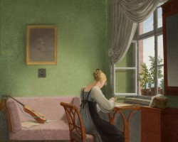 Georg Friedrich Kersting, Hafciarka przy oknie, Niezła Sztuka