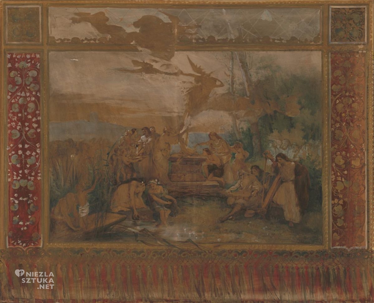 Kurtyna Siemiradzkiego, Kurtyna Teatru im. Juliusza Słowackiego w Krakowie, niezła sztuka