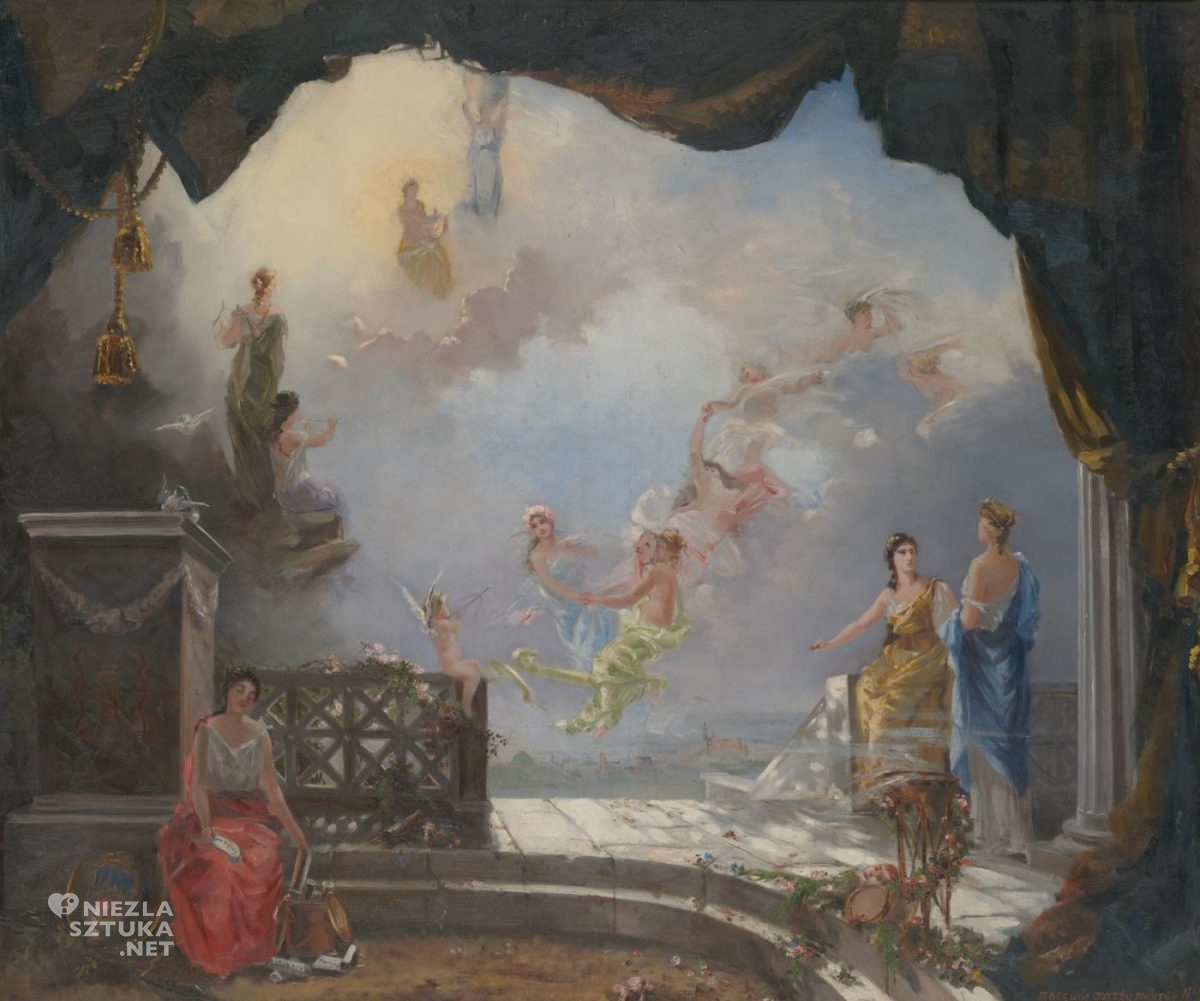 Kurtyna Siemiradzkiego, Kurtyna Teatru im. Juliusza Słowackiego w Krakowie, niezła sztuka