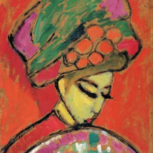 Aleksiej Jawlensky, Młoda dziewczyna w kapeluszu, ekspresjonizm, sztuka niemiecka, Niezła Sztuka