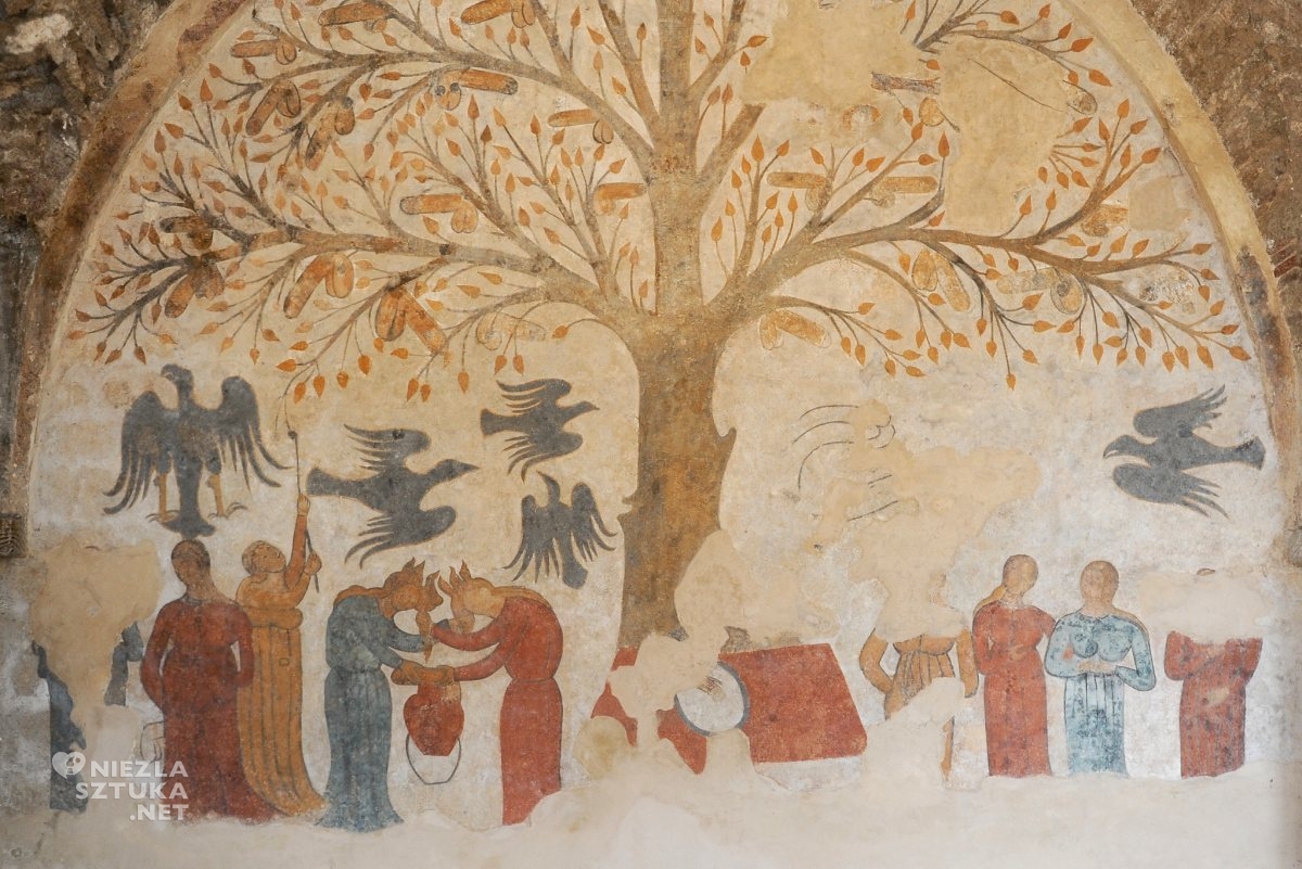 Fresk, Drzewo płodności, Włochy, Niezła Sztuka