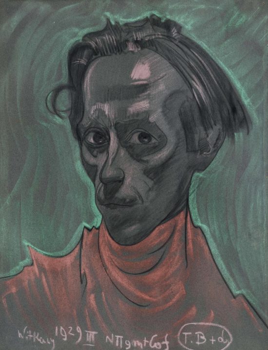 Stanisław Ignacy Witkiewicz, Witkacy, Portret Józefa Fedorowicza, pastel, sztuka polska, Niezła sztuka