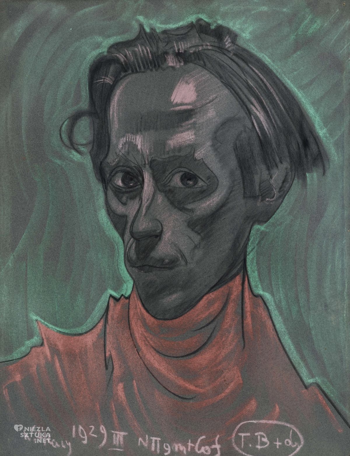 Stanisław Ignacy Witkiewicz, Witkacy, Portret Józefa Fedorowicza, pastel, sztuka polska, Niezła sztuka