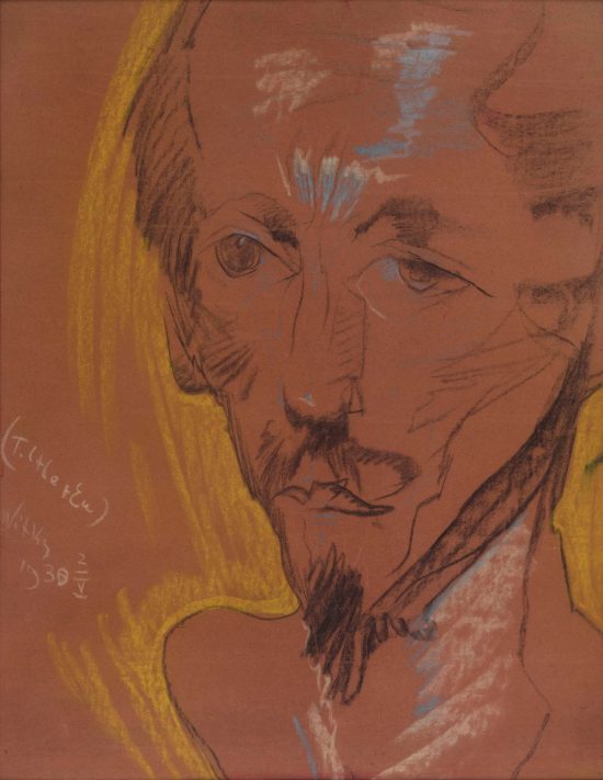 Stanisław Ignacy Witkiewicz, Witkacy, Portret Józefa Fedorowicza, pastel, sztuka polska, Niezła sztuka
