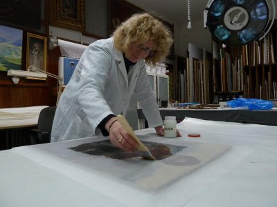 Konserwacja, Pomarańczka, Aleksander Gierymski, MNW, Niezła Sztuka