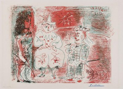 Pablo Picasso, Woltyżerka i clowni, cyrk, Niezła Sztuka