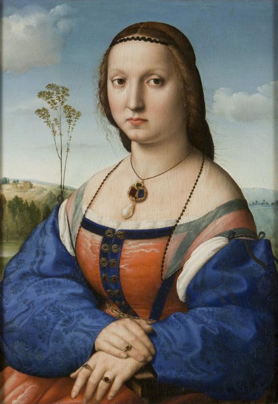 Rafael Santi, Maddalena Doni, sztuka włoska, renesans, Niezła Sztuka