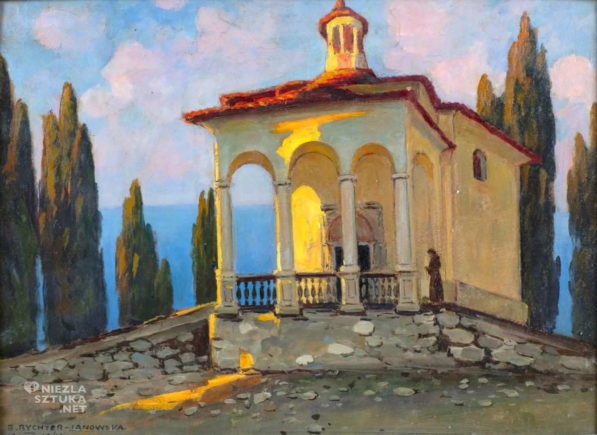 Bronisława Rychter-Janowska, Włoski zachód słońca, sztuka polska, Niezła Sztuka